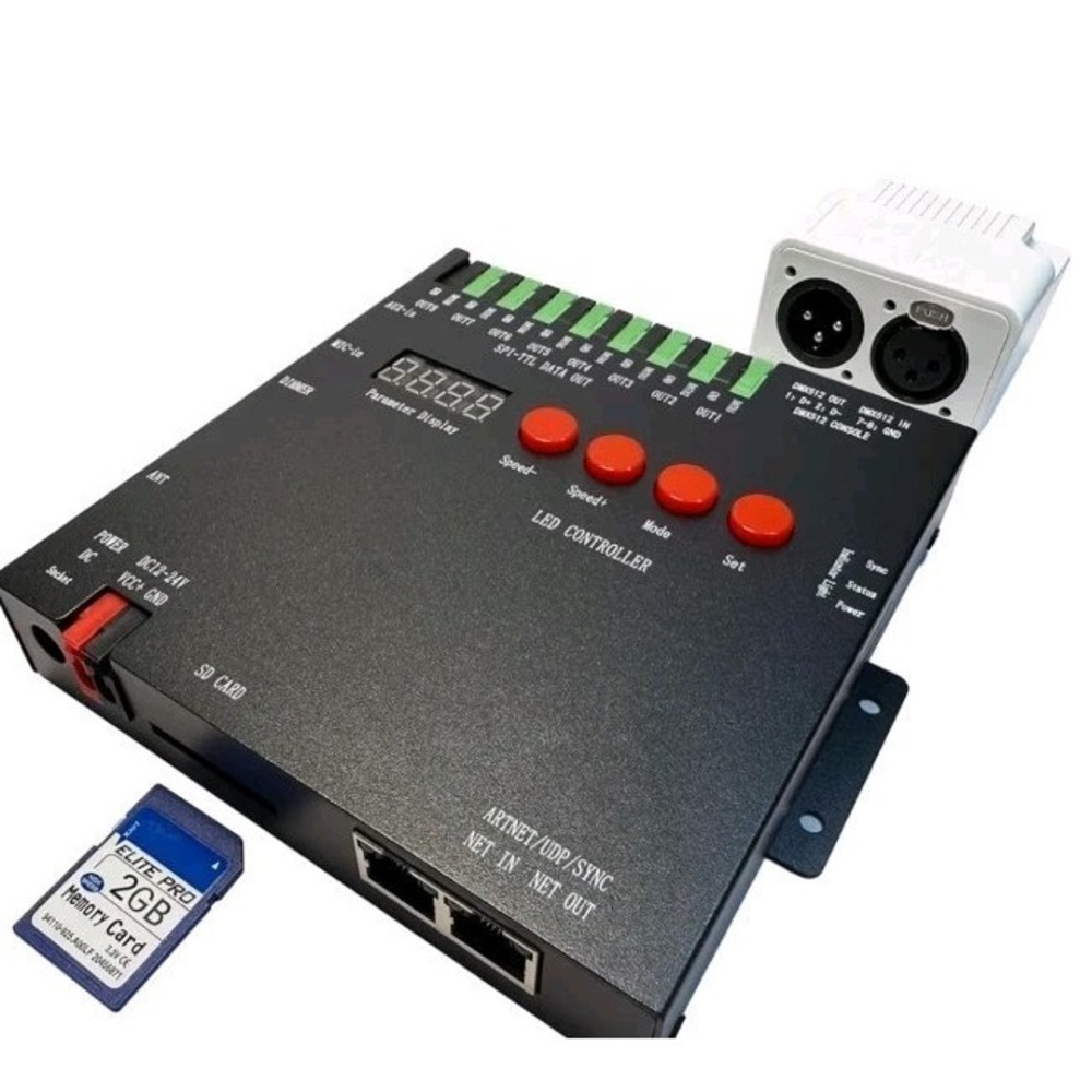 Console LED Pixel Controller, for SPI-TTL LED Light, Online Offline, Addressable - Picture 4 of 4